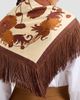 La DoubleJ Women's Reversible Fringe Foulard Scarf - 3