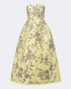 La Fuori Là Fuori Aurelia sequined silk bustier dress - 1