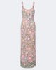 La Fuori Là Fuori Embellished floral-appliqué gown - 1