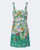 La Fuori Là Fuori Embellished floral-appliqué minidress - 1