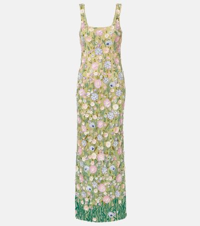 La Fuori LÃ  Fuori Embellished floral gown