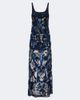 La Fuori Là Fuori Embellished floral mesh gown - 1