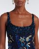 La Fuori Là Fuori Embellished floral mesh gown - 3