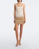 La Fuori Là Fuori Embellished floral silk minidress - 2