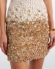 La Fuori Là Fuori Embellished floral silk minidress - 4