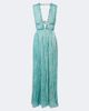 La Fuori Là Fuori Frosted embellished floral silk gown - 1