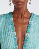 La Fuori Là Fuori Frosted embellished floral silk gown - 3