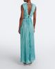 La Fuori Là Fuori Frosted embellished floral silk gown - 6