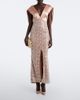 La Fuori Là Fuori Genevieve sequined draped satin gown - 2