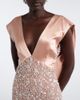 La Fuori Là Fuori Genevieve sequined draped satin gown - 3