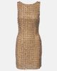 La Fuori LÃ  Fuori Gilded crystal-embellished minidress - 1