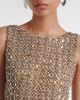 La Fuori LÃ  Fuori Gilded crystal-embellished minidress - 3