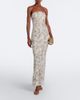 La Fuori Là Fuori Icey Rose embellished floral bustier gown - 2