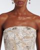 La Fuori Là Fuori Icey Rose embellished floral bustier gown - 3