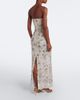 La Fuori Là Fuori Icey Rose embellished floral bustier gown - 6