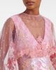La Fuori LÃ  Fuori Panorama embellished caped gown - 3