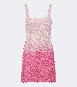 La Fuori Là Fuori Petal embellished minidress