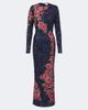 La Fuori Là Fuori Rose Nocturne embellished gown - 1