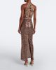 La Fuori Là Fuori Scales of Gold embellished halterneck gown - 6