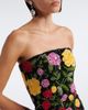La Fuori Là Fuori Sequined floral bustier gown - 5