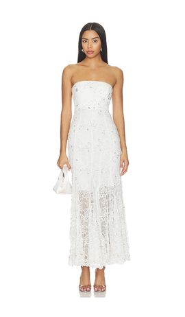 LA FUORI LA FUORI Ballet Rose Midi Dress