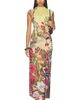 LA FUORI LA FUORI Botanical Symphony Printed Bodycon Dress - 1