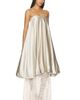 LA FUORI LA FUORI Champagne Lace Gown - 2