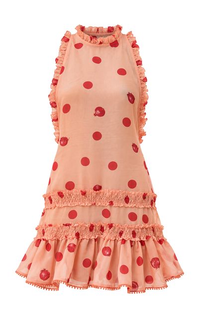 La Fuori La Fuori Coral Pomme Silk Top