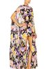 LA FUORI LA FUORI Coralia Gathered Cape Dress - 2