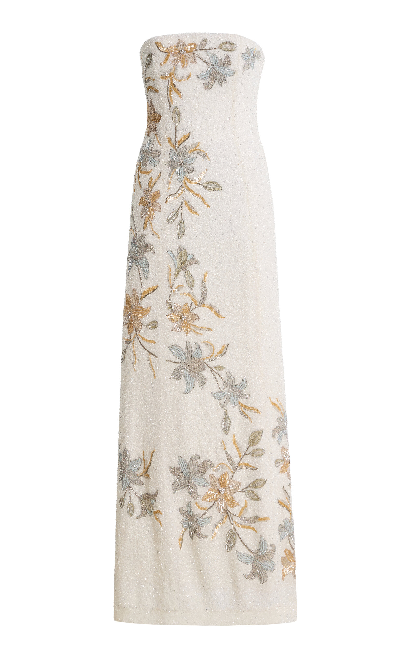 La Fuori La Fuori Exclusive Bianca Moonlight Floral Midi Dress