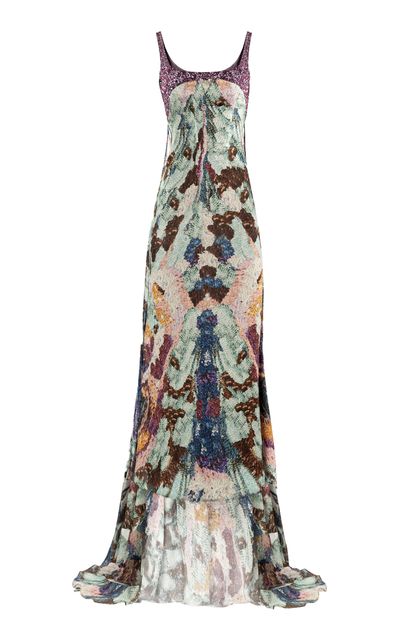 la fuori beaded dress Claudia Green Crystal Mini Dress main image 0