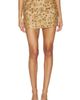LA FUORI LA FUORI Gilded Honeycomb Mini Skirt - 1