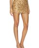 LA FUORI LA FUORI Gilded Honeycomb Mini Skirt - 2