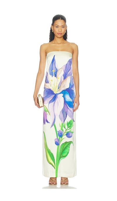 LA FUORI LA FUORI Iris Of The Sapphire Garden Dress