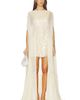 LA FUORI LA FUORI Moonlit Floral Tulle Dress - 1