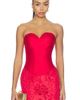 LA FUORI LA FUORI Red Siren Corset Top - 1