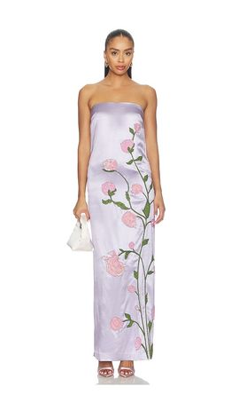 LA FUORI LA FUORI Whispering Tapestry Dress