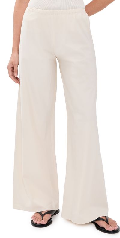 La Ligne La Ligne Colby Poplin Pants Bone