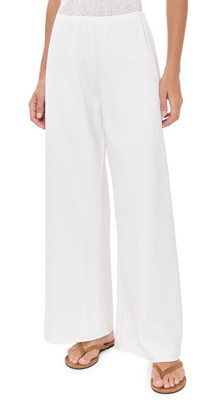 La Ligne La Ligne Cropped Colby Pants Ivory