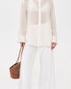 La Ligne La Ligne Cropped Colby Pants Ivory - 5