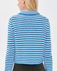 La Ligne La Ligne Fine Line Mini Marina Cardigan Cerulean/Ivory - 3