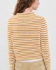 La Ligne La Ligne Fine Line Mini Marina Sweater Butterscotch/Ivory - 3