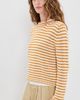 La Ligne La Ligne Fine Line Mini Marina Sweater Butterscotch/Ivory - 4