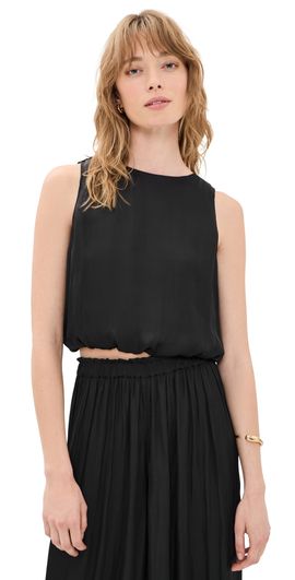 La Ligne La Ligne Fleur Top Black