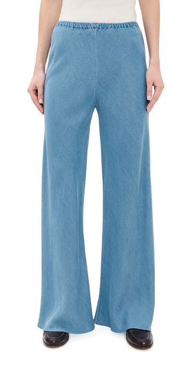 La Ligne La Ligne Garment Dyed Colby Pants Chambray
