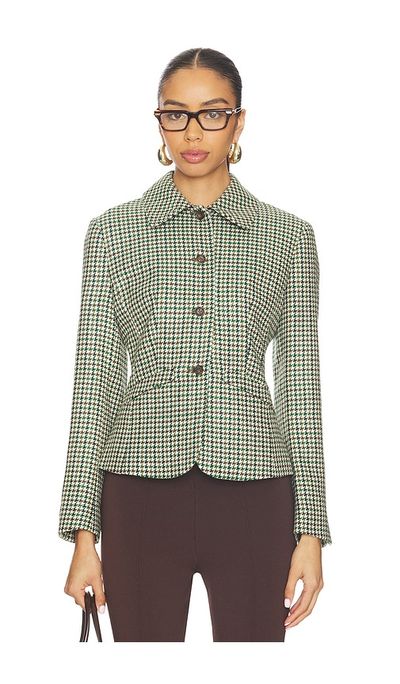 La Ligne La Ligne Houndstooth Jacket