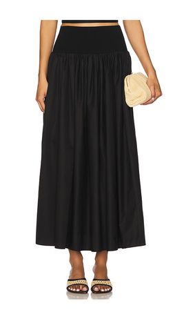 La Ligne La Ligne Knit Yoke Skirt