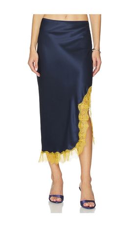 La Ligne La Ligne Lace Slip Skirt