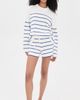 La Ligne La Ligne Leo Sweater Cream/Cobalt - 5