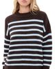 La Ligne La Ligne Marin Sweater Chocolate/Ivory/Cerulean - 1